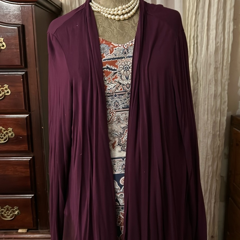 Plum colored shrug